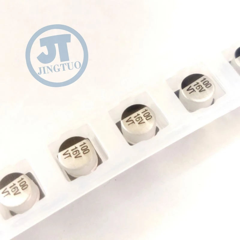 SMD Chip Electrolytic Capacitor 6.3/10/16/25/35/50V 2.2/3.3/4.7/10/22/33/47/100/220/330/470uF/1000MFD