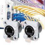 2Pcs RJ45 PCB Panel Fire Retardant Durable Insulator Material EL‑RJ‑WH5 Injection Board