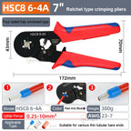 HSC8 6-4A 6-6A VE TE Pliers Self-Adjusting Crimping  Electrical Wire Ferrule Pin Terminal Connectors Crimping Tool Hand pliers