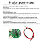 1/3/5/10PCS Type-C Fan Control Board Interface 9V Boost 3-Speed Rechargeable Circuit Board Charging Module USB