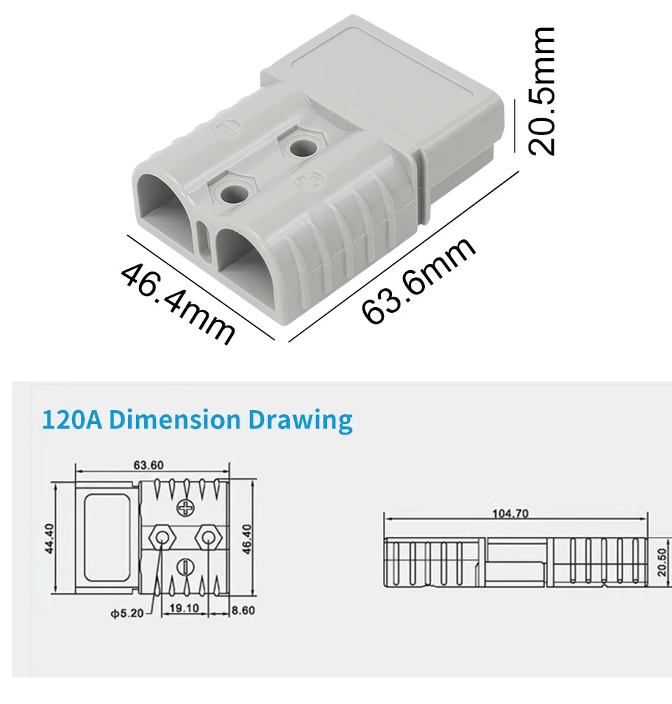 Crocodile Electrical Battery Clamp, Alligator Clips, Test Connector for Jumper Cables Boost, Car Caravan Van, 150A
