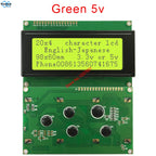 2004A 20x4 IIC I2C LCD Display Blue White Green Screen RGB Backlgiht Black Character 3.3V or 5V 98X60mm