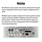 D2000 Digital Bluetooth Amplifier Board 2.1-Channel Bluetooth Audio Decoder 100W + 100W + 200W High-Power Output Subwoofer