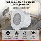 3 Inch Passive Ceiling Speakers 8 Ohm Home Theater Background Music Stereo Sound Embedded Audio System For Kitchen Living Room