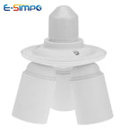 3/4/5 E26 E27 Edison Screw CFL LED Lamp Bulb Base Adapter Anti-Flame PBT Pendant Ceiling Mount Light Socket Splitter Extender
