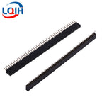 5pcs 1.27mm Pitch Gold Plated 50P 1x50 2x50 Pin Female Male Header Strip Double Single Row Right Angle SMT Straight Connector
