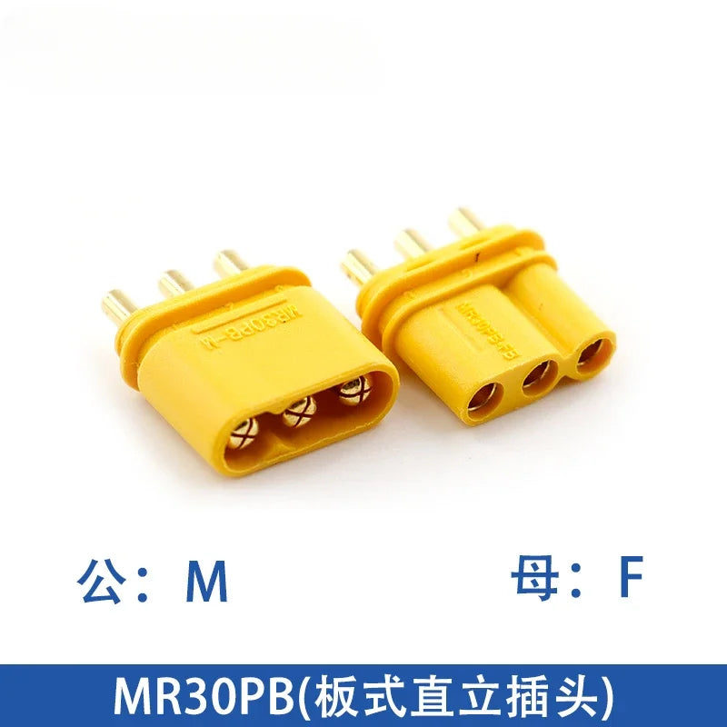 Amass XT30 XT60 XT90M/F Connector High Current Male/Female Lithium Battery Charging Gold Plated Plug
