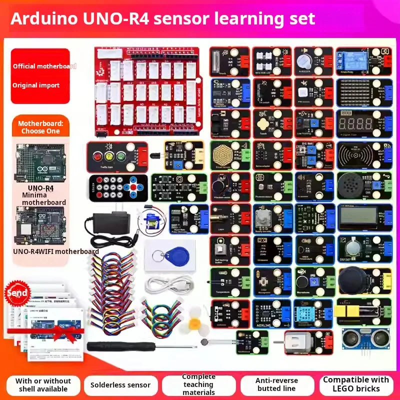 Arduino UNO R4  27 in 1 37 in 1 42 in 1 Starter Kit IoT Programming Sensor Learning Kit for Maker