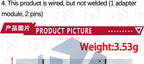 ESP8266 serial WIFI module adapter plate Applies to ESP-07 ESP-08 ESP-12E