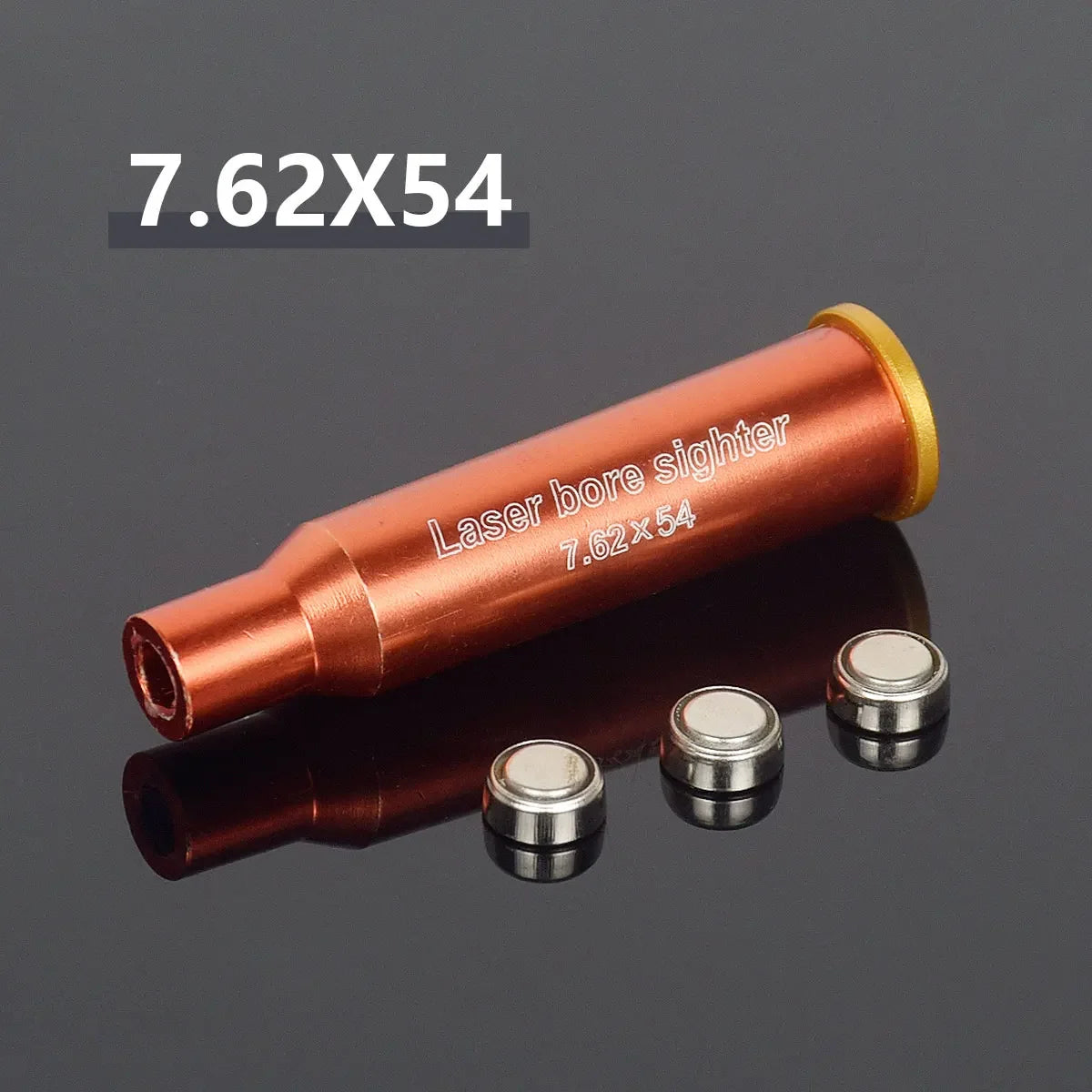 12GA 20GA .308 .223 5.45x39 7.62x39 9x19mm.338 Gauge Red Laser Bore Sighter Training Bullet Boresighter CAL Cartridge Caliber