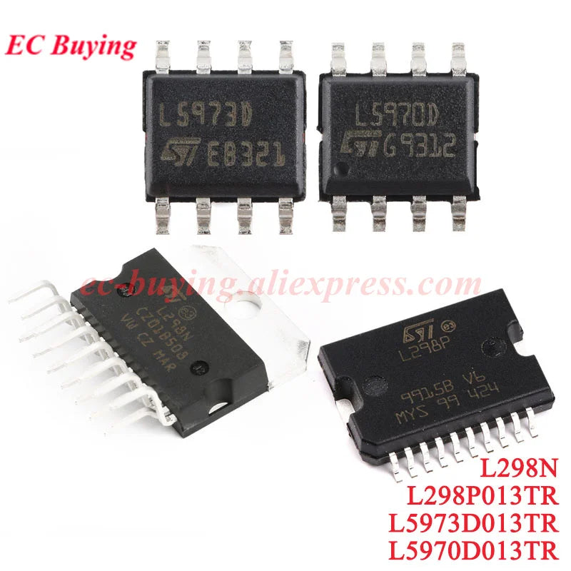 10Pcs/1pc L298 L298P L298P013TR L298N L5973D L5973 L5973D013TR L5970D L5970 L5970D013TR Stepper Motor Driver Chip IC