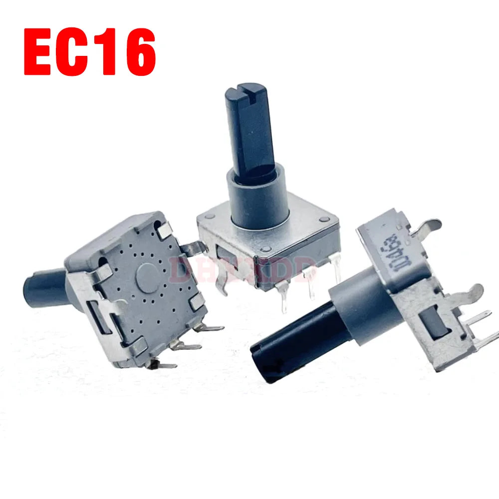 1PCS EC16 Encoder For Rotary Washing Machine Knob 12 Oositioning 12 Pulse Point Shaft Length 20mm Half Shaft