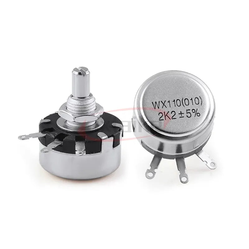 1W 3W 5W Adjust Speed Potentiometer Adjustable Resistor 1K 1.5K 2K2 3K3 4K7 6K8 10K 22K 33K 47K 22R 100 220 470 OHM WX110 WX112