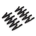 10Pcs Brass 5 Colors 41mm Insulated Mini Test Alligator Clip With 2mm Female Jack