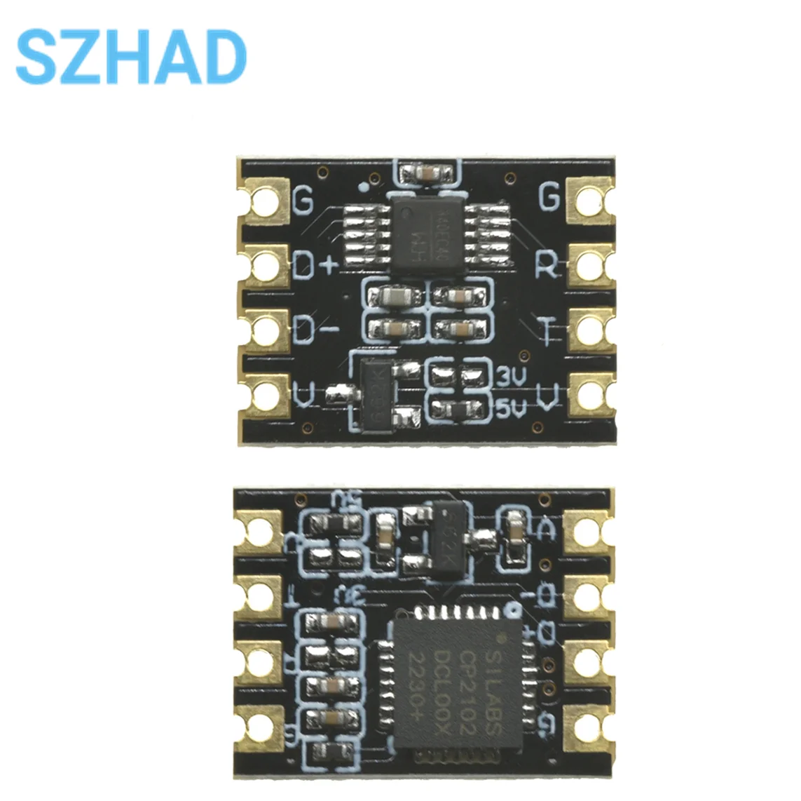 CP2102/CH340 Module USB to TTL Serial Port UART Module Brush Machine Download Bonding Wire Patch Type Sink Gold Plate