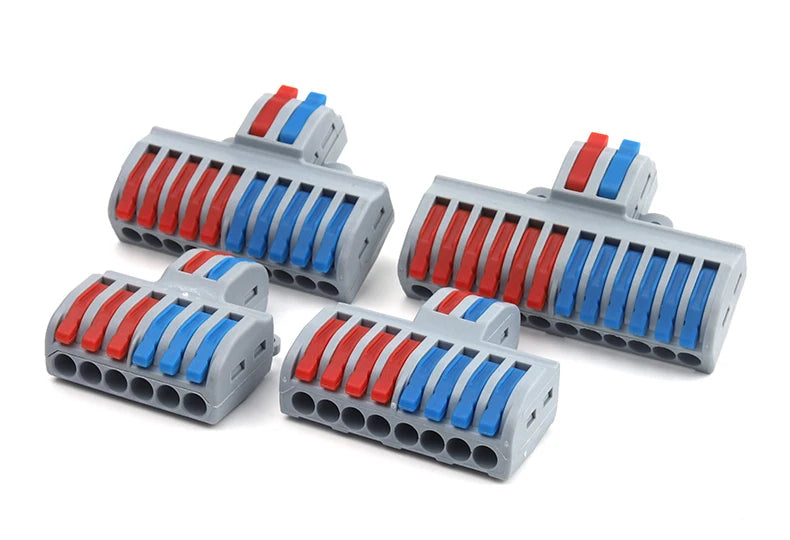 Quick Wiring Cable Connectors 2/3Pin Universal Compact Electrical Conductors SPL Splicing Splitter Push-in Home Terminal Block