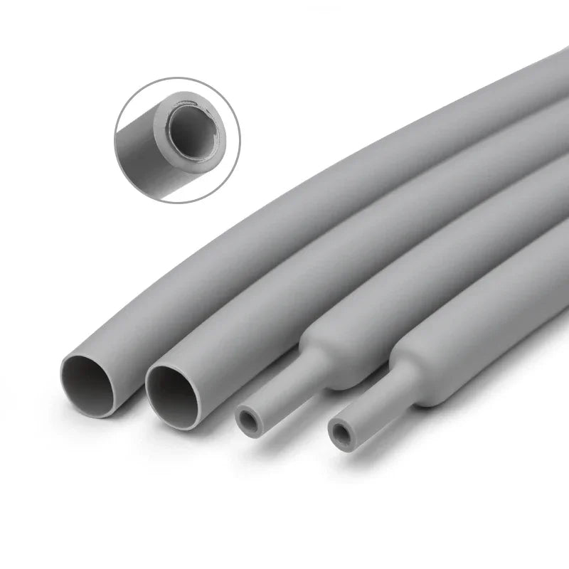 1M With Glue Dual Wall 3:1 Heat Shrink Tube 1.6/2.4/3.2/4.8/6.4/7.9/9.5/12.7/30/50mm Shrinkable Tubing Adhesive Wrap Wire Sleeve