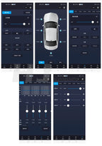 31 Band Eq DSP Processor Amp Car Android Large Screen Host Dsp Power Amplifier 4x80w Car Android Navigation Host Audio Amp