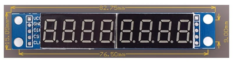 TM1637 4 Bits/TM1638/MAX7219 8 Bit Digital LED Display Module 7 Segment 0.36Inch Clock RED Anode Tube Four Serial Driver