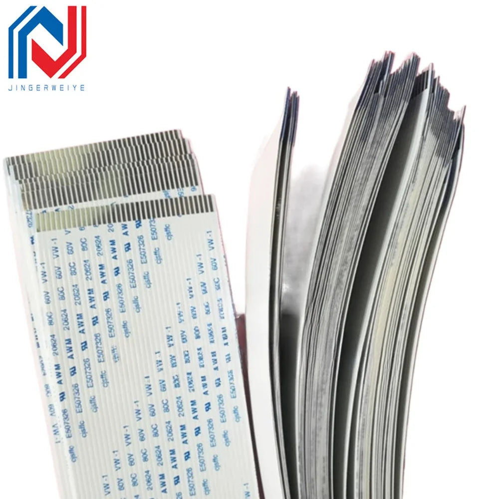 FPC FFC Flexible Flat Cable 1.25mm Pitch Thickening by 0.3mm AWM 20624 80C 60V VW-1 12/15/16/17/18/20/21/22/Z30/32/40Pin