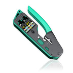 NEW RJ45 Crimp Tool Kit Pass Cat6 Crimping Tool For Cat5 Cat5e Cat6 8P8C Connector, All-in-one Ethernet Crimper