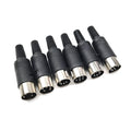 5Pcs/lot DIN S Terminal 3/4/5/6/7/8P Pin/Core Midi Male Connector Female Connector Plug Computer Large Keyboard Mouse Socket