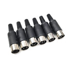 5Pcs/lot DIN S Terminal 3/4/5/6/7/8P Pin/Core Midi Male Connector Female Connector Plug Computer Large Keyboard Mouse Socket