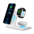 15W Magnetic Wireless Charger 3 In 1 Fast Charging Station Travel Foldable for Magsafe iPhone 1716/15/14 Apple Watch AirPods Pro