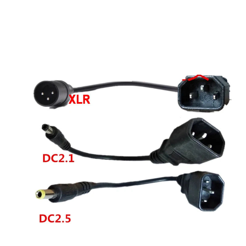 C13 Adapter plug  C13 plug to anderson  C13 To 5.5x2.5 XLR GX16 3pin  5.5x2.1 RCA c13 adapter plug to anderson adaptateur lp16