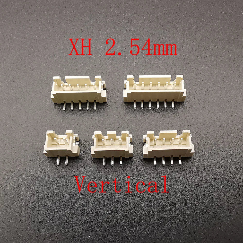 10Pcs XH 2.54 / PH 2.0 / ZH 1.5 / JST 1.25mm /SH 1.0mm Pitch 2/3/4/5/6 Pin Male Plug Housing SMD Connector Horizontal / Vertical