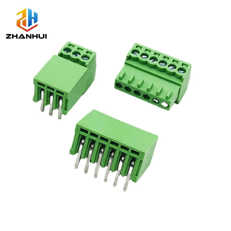 10/5Pairs 2EDG 2.54mm Pitch PCB Screw Terminal Block - Straight/Right Angle Pin Header Male Female Plug Socket Connector
