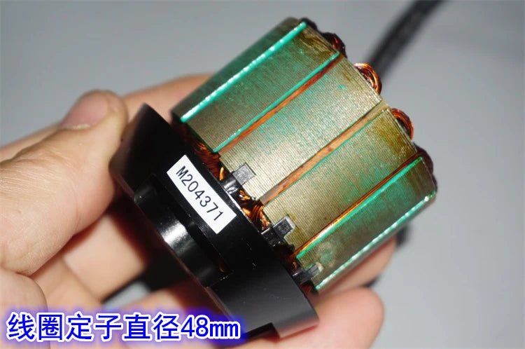 Top-Quality 24V Imported Electric Skateboard Motor 56mm Diameter 130KV Brushless Motor with External Rotor and Hall Sensor