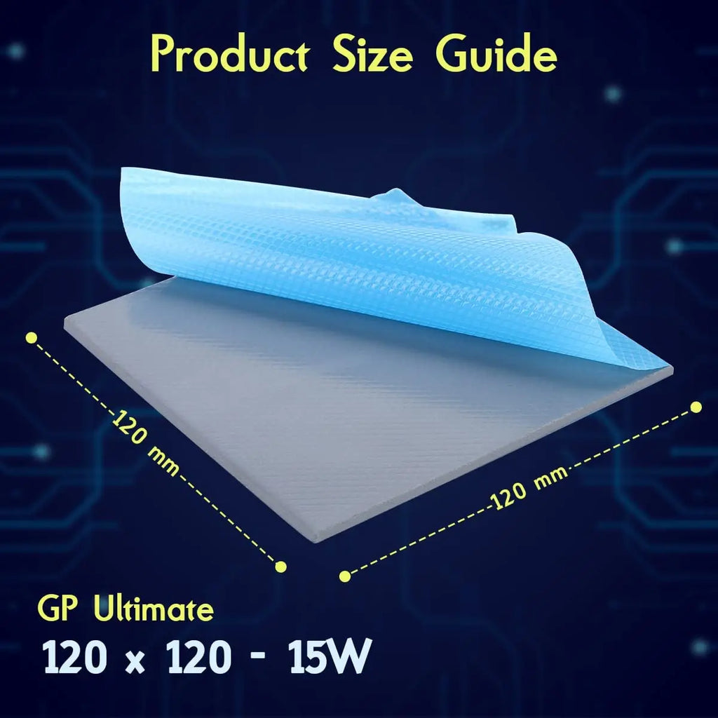 GELID GP-Ultimate Thermal Pad 15W/MK CPU/GPU Graphics Motherboard Silicone Grease Pad Heat Dissipation Silicone Pad Multi-Size