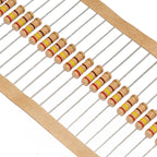 100pcs 1/2w 0.5W 5% Carbon Film Resistor 1R~1M 2.2R 10R 22R 47R 51R 100R 150R 470R 1K 4.7K 10K 47K 1 2.2 10 22 47 51 100 150 ohm