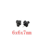 50/100Pcs 6x6mm Tactile Switch 4.3/5/6/7/8/9mm 2 Pin Tact Push Button Micro Touch Push Button DIP Switch