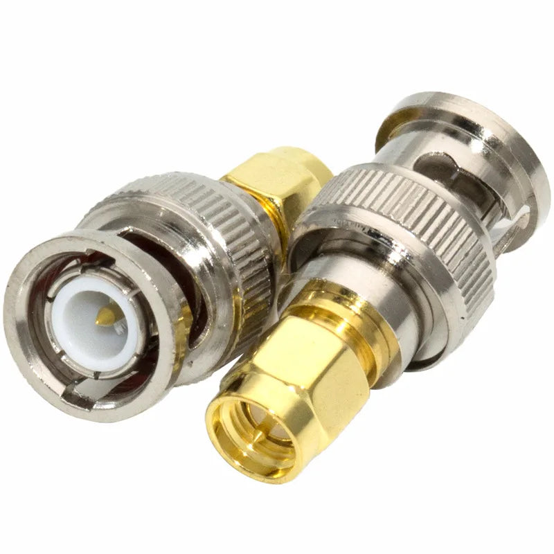 RF Connector SMA to SMA BNC UHF N Male Female Adapter RP SMA to PL259 SO239 Straight Copper Brass Converter