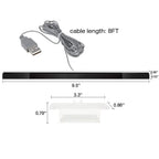 Remote Wired Infrared Receiver USB Wired Infrared Ray IR Sensor Bar Remote Motion Sensor Receiver For N S Wii For Wii U PC Stand