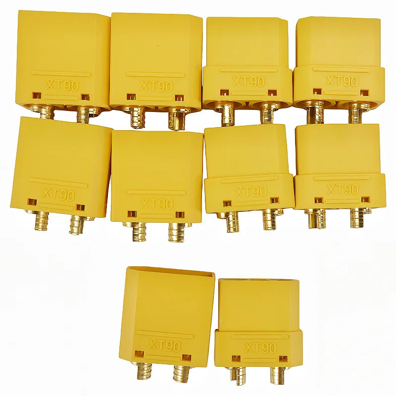 10PCS XT90H Connector 5 Pairs XT90H Connector Male Female Adapter for RC Drone Car Lipo Battery