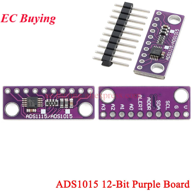 16 Bit I2C IIC ADS1115 ADS1015 ADS1118 Converter Module PCA9306 ADC Board For Arduino RPi Level Translation Amplifier Chip
