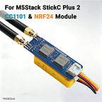 M5Stack StickC Plus 2 RF Development Board NRF24L01 & CC1101 Module with Bruce Firmware, 3D Printed Case Included