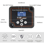 12V 140A Dual Battery Smart Isolator ,Display VSR Car Relay Voltage Setting Voltage Sensitive Relay For Camper Car RV