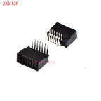 5pcs Right Angle Edge Card Connector Slot 2.54 mm Pitch 8/10/12/16/18/20/28/30/36/40/50/60/72/80/98 Pin PCB Gold Finger Socket