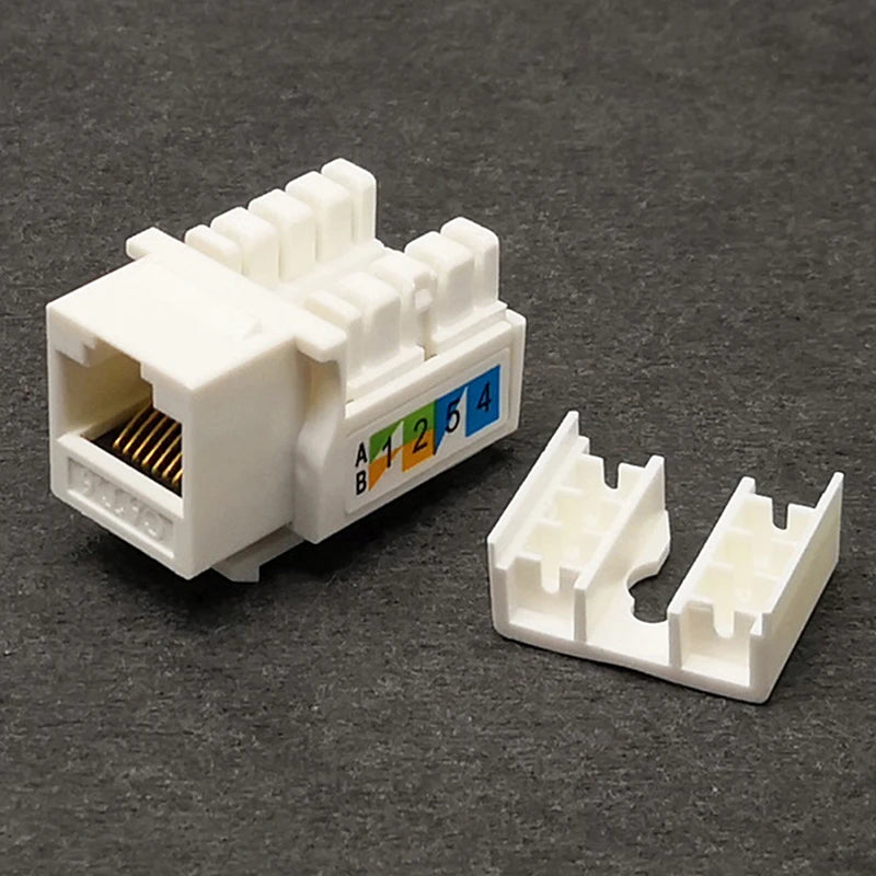 5pc CAT6 RJ45 110 Punch Down Keystone Computer Module Network Ethernet Jack