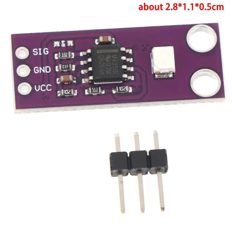 UV Detection Sensor Module Stable Signal Output High Sensitivity 1/3/5Pcs for School Physics Experiment Teaching