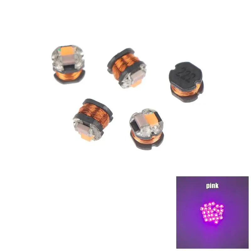 5Pcs TYPE-C 5V Wireless Power Supply Transmitter Coil Induction Wireless LED Receiver Light Lamp Model Diorama Robots