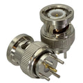 Adapter Connector BNC Male Plug & Female Jack T & Y Type Bulkhead Nut , PCB Mount & Flange RF Coaxial