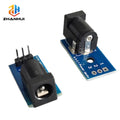 2/5PCS 5.5x2.1mm DC005 Power Jack DIP Adapter Board PCB Mount DC Power Socket Breadboard Interface Test Conversion Connector