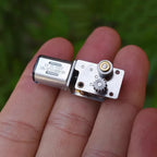 Mini N20 Full Metal Worm Gear Motor DC 3.7V 4.2V 5V 22RPM Slow Speed Right Angle Shaft Gear Reduction Motor DIY 3D Printing Pen