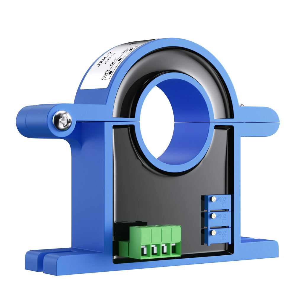 JXK-7 AC/DC Current Sensor 4-20mA 0-10V Output 20mm 25mm Hole Open Loop Split Core Transducer