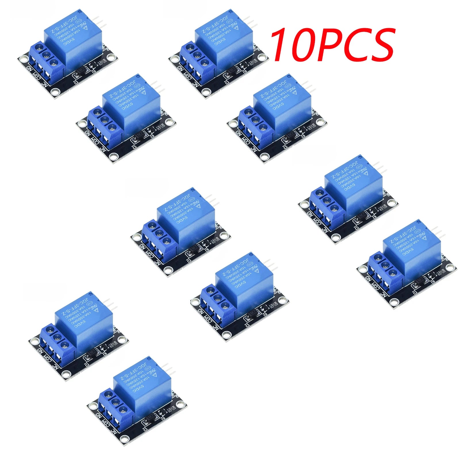 1/2/5/10 PCS 5V 1 Channel Relay Module With Optocoupler KY-019 SRD-05VDC-SL-C with NO/NC Contact For Ardu+ino Appliance Control